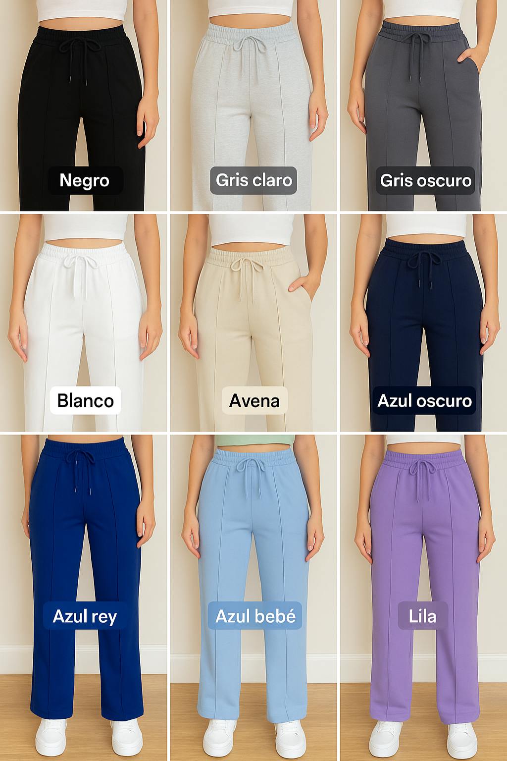 JOGGER PREMIUM BOTA RECTO MUJER