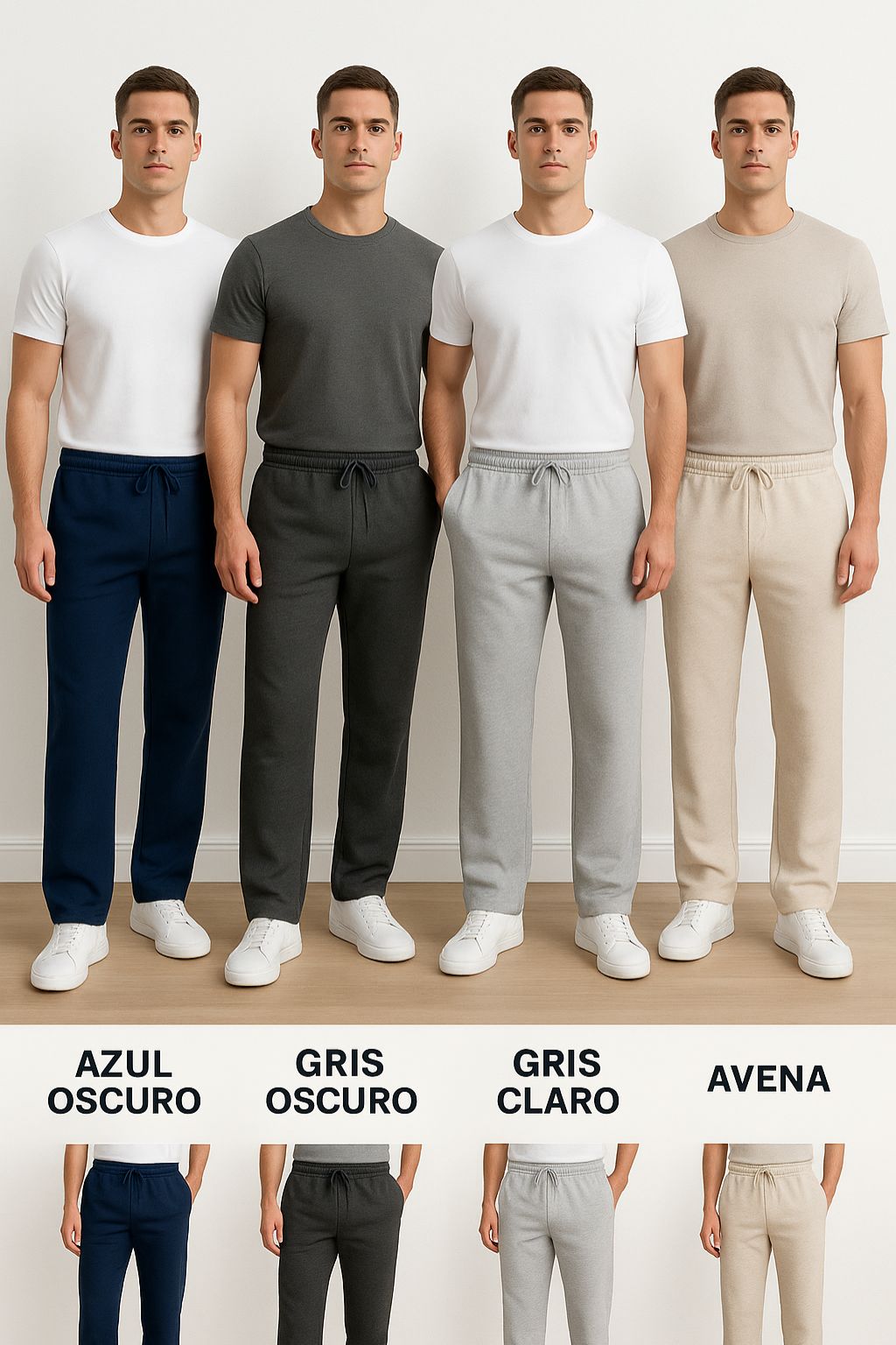 JOGGERS PREMIUM HOMBRE ESTILO RECTO