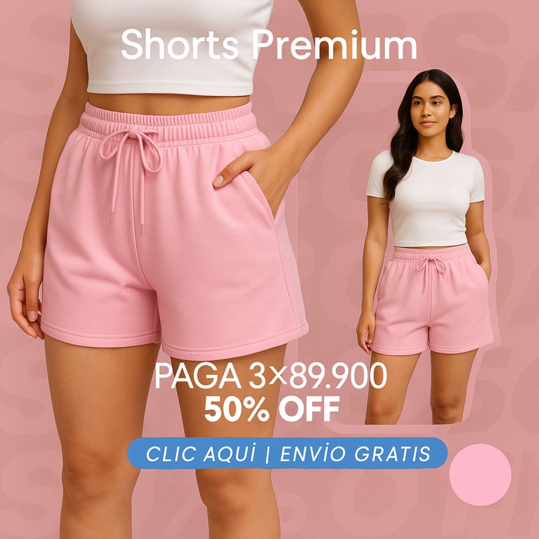 Shorts Premium Mujer | Confort y Estilo