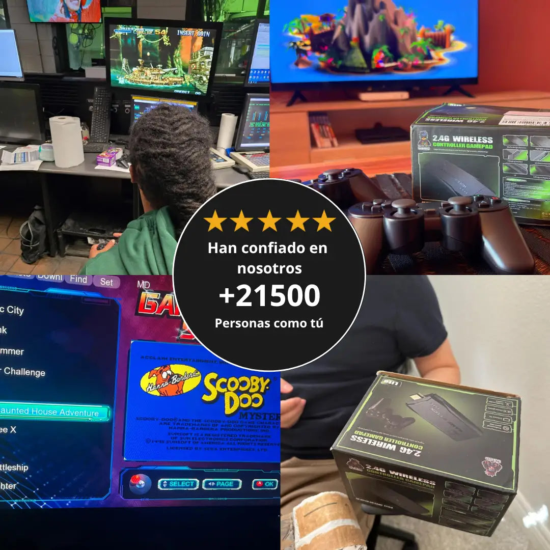 Consola GamePro™ Más de 10.000 juegos retro listos para disfrutar