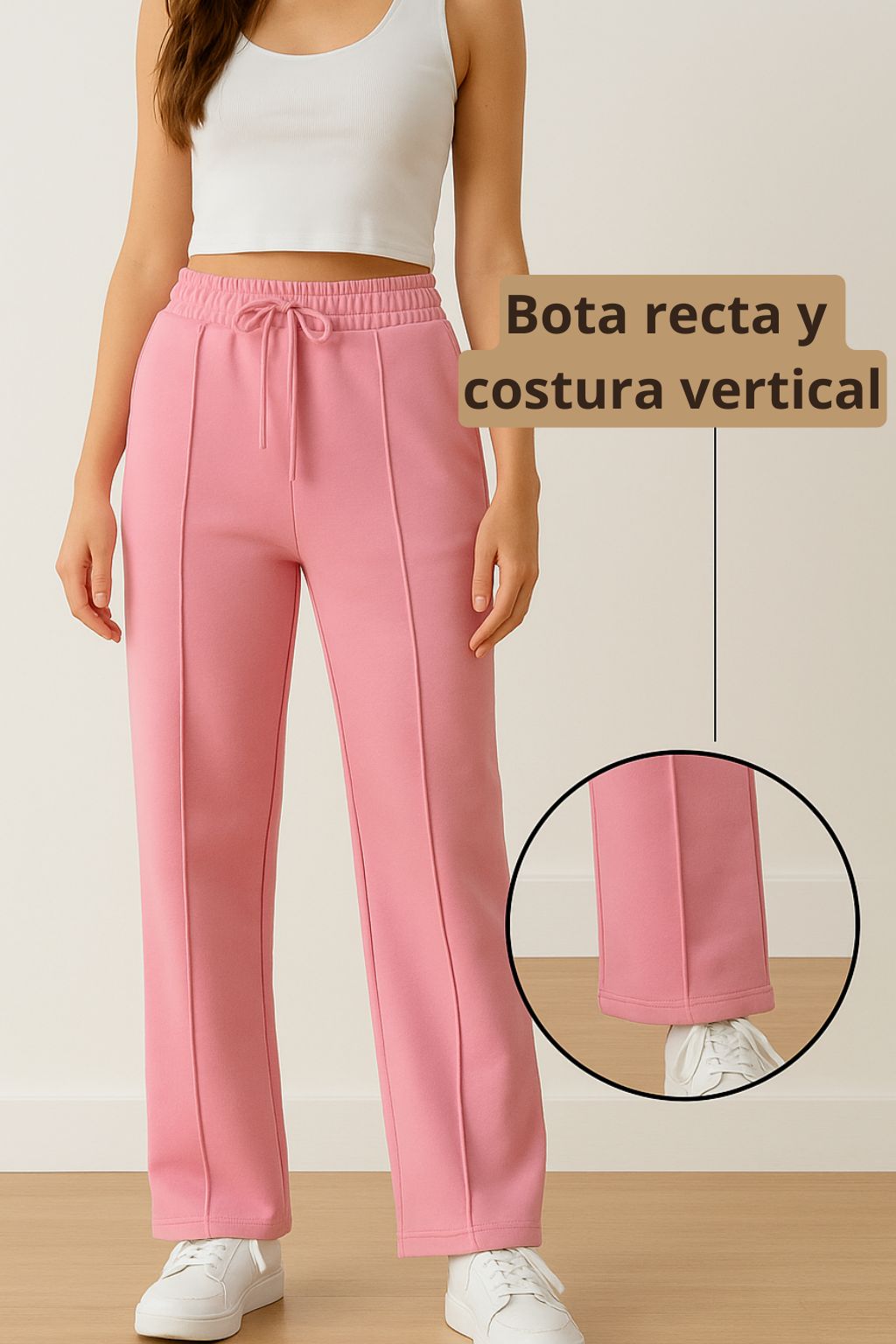 JOGGER PREMIUM BOTA RECTO MUJER
