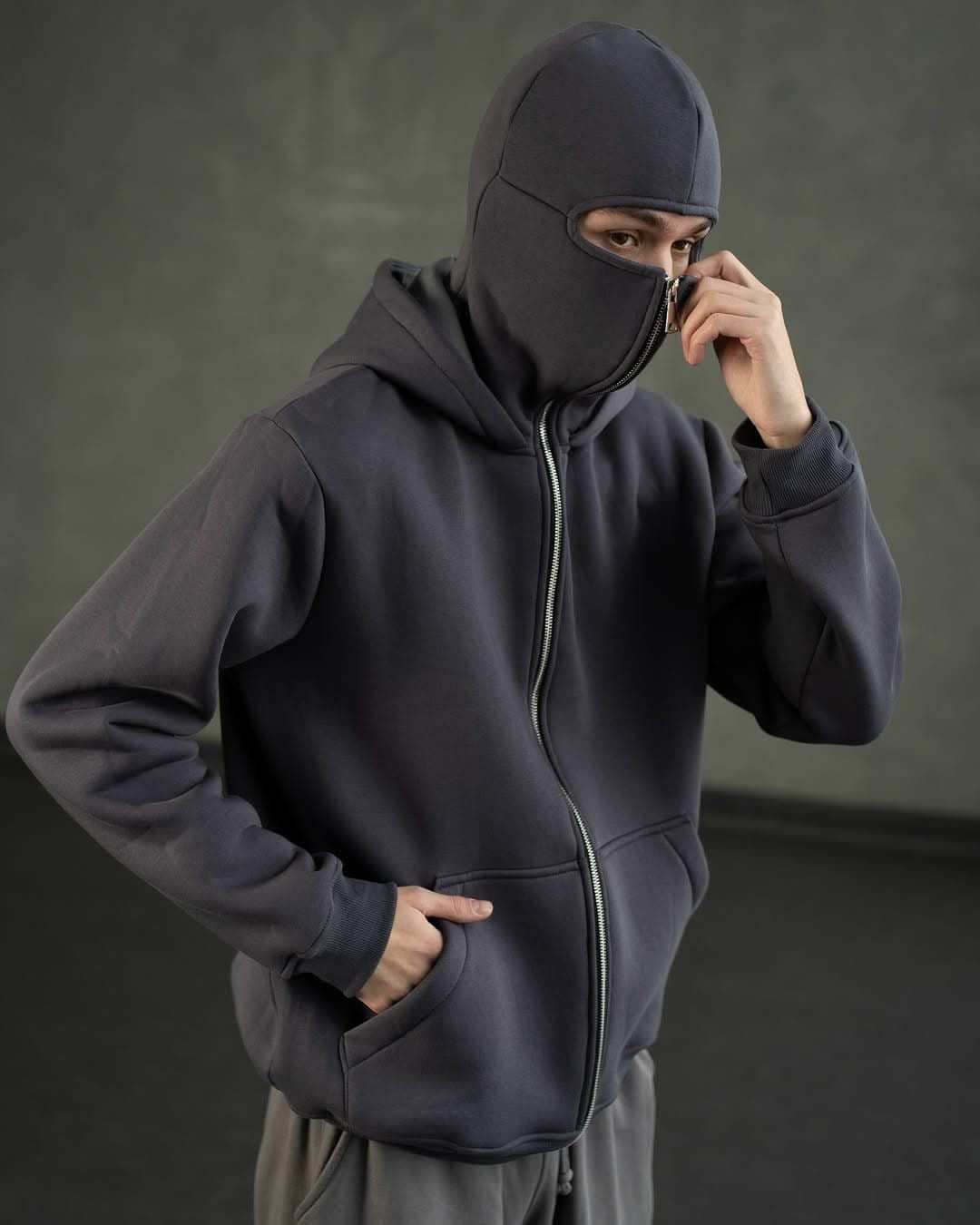 Hoodie Ninja™ | Face-Cover & Forro Afelpado
