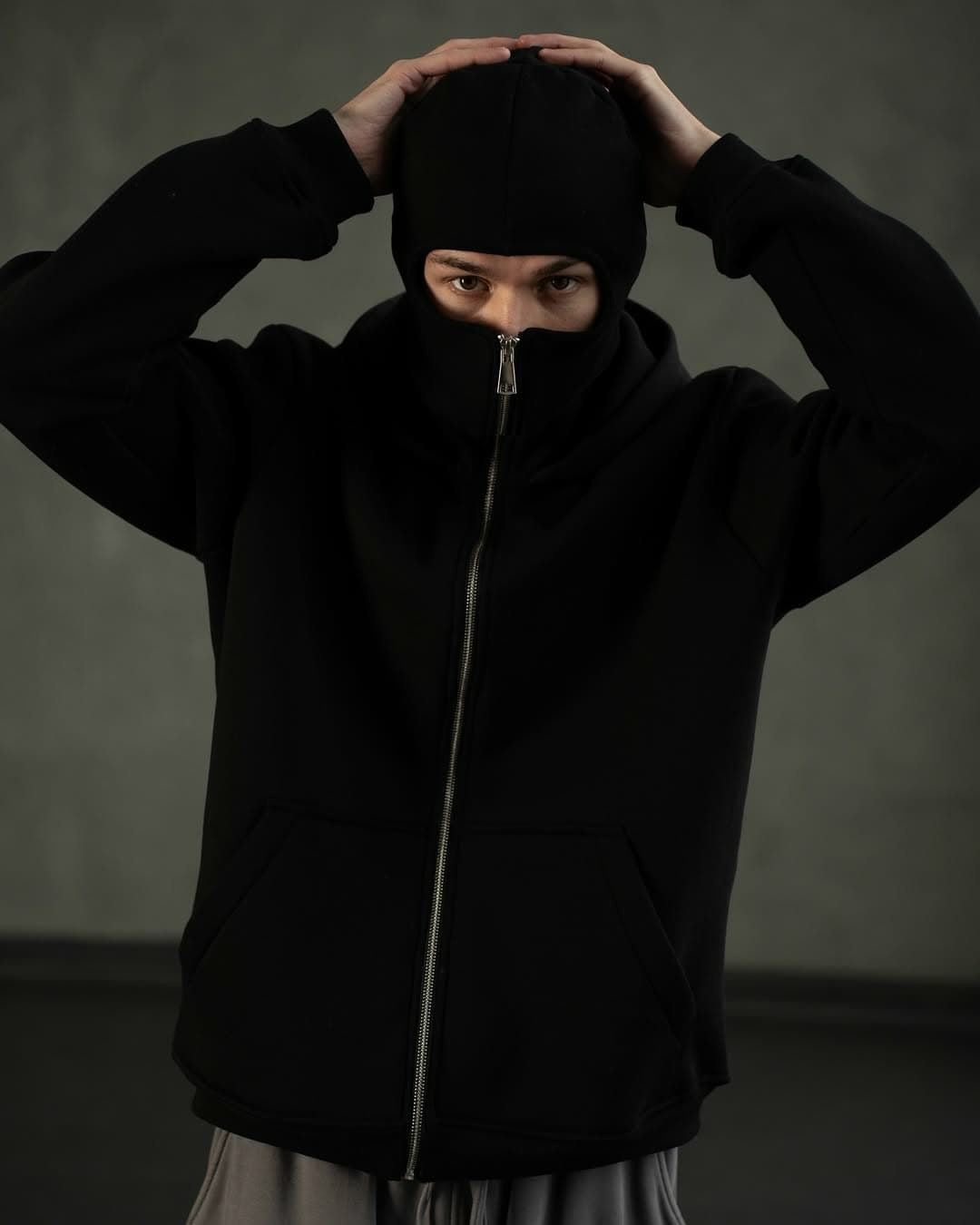 Hoodie Ninja™ | Face-Cover & Forro Afelpado