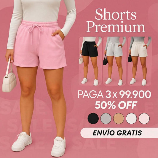 Shorts Premium Mujer | Confort y Estilo